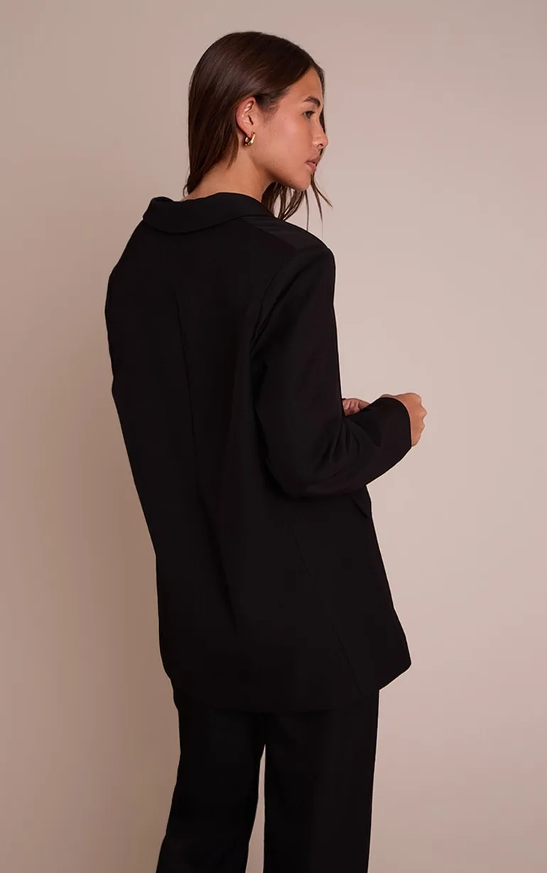 Black Oversized Blazer - 1