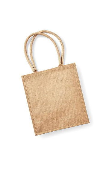 Westford Mill Jute Boutique Shopper Bag (19L) - Natural