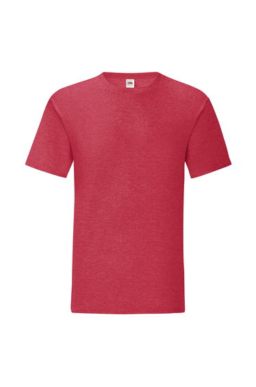 Fruit of the Loom Mens Iconic 150 Heather T-Shirt - Heather Red