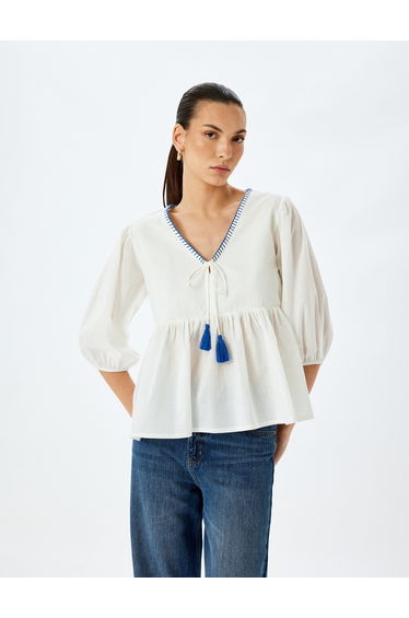 V-Neck Blouse