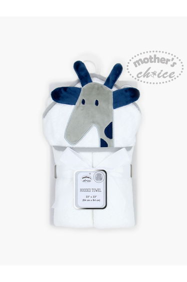 Kids 3D Organic Cotton Woven Hooded Towel