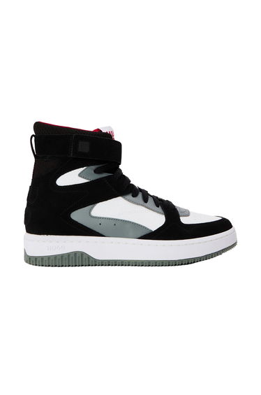 Hugo Mens Kilian Hito Ltmx Suede Trainers - White/Black