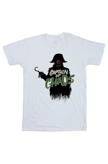 Peter Pan And Wendy Boys Captain Of Chaos Cotton T-Shirt - White