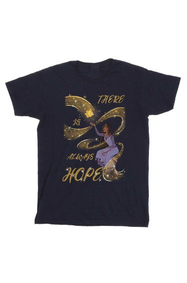 Wish Boys There Is Always Hope Cotton T-Shirt - Navy Blue