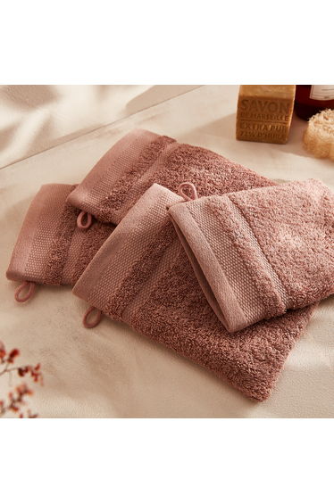 Set of 4 Kheops 100% Egyptian Cotton Washcloths