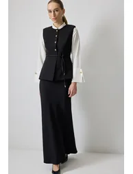 FIT VEST GOLD BUTTONS - 2