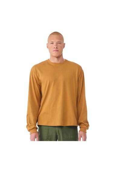 Bella + Canvas Heavyweight Boxy Long-Sleeved T-Shirt - Toast