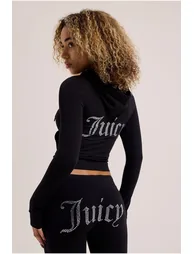 OOLA OUTLINE HOODIE BLACK - 1