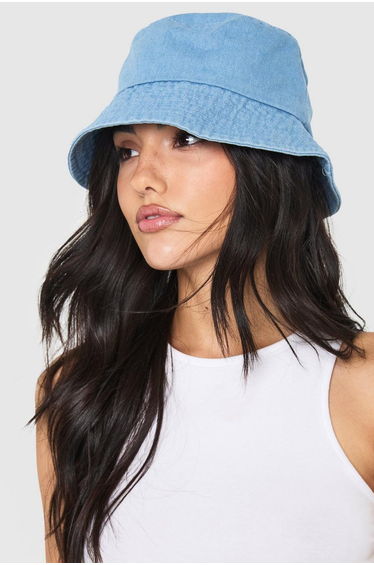 Light Wash Denim Bucket Hat