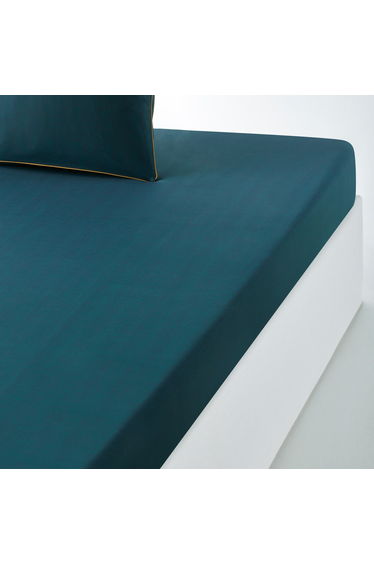 Izumi Fitted Sheet in Cotton Percale