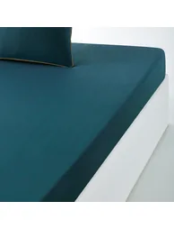 شرشف سرير قطن بحواف مطاطية