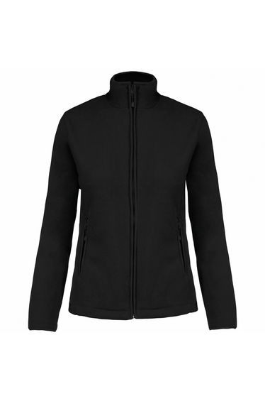 Kariban Womens/Ladies Maureen Microfleece Jacket - Black