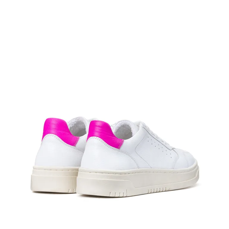Grained Leather Trainers - 3