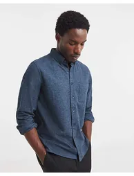 Pure Cotton Flannel Shirt Regular - 1