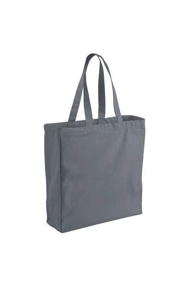 Westford Mill Canvas Classic Shopper Bag - 26 Litres - Graphite Grey