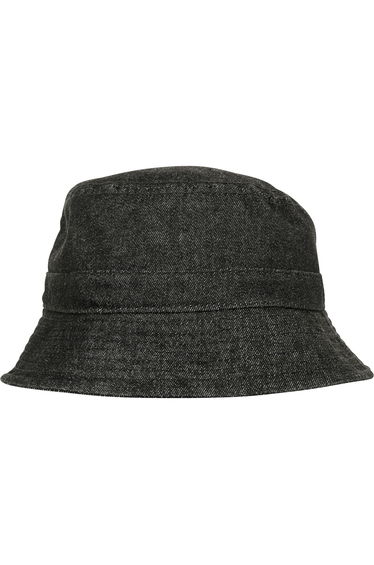 Flexfit By Yupoong Denim Bucket Hat - Black/Grey