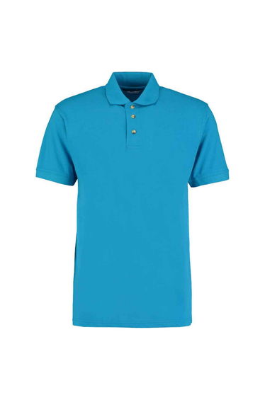 Kustom Kit Mens Workwear Heather Polo Shirt - Turquoise
