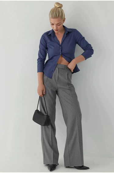 Elegant Long Sleeve Button-Up Shirt