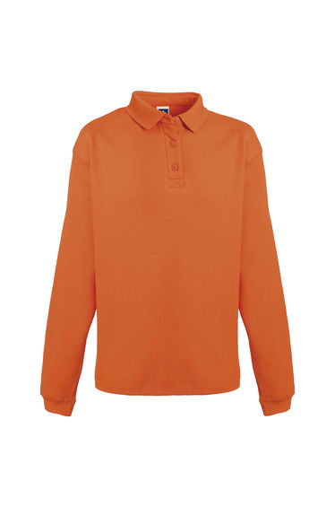 Russell Europe Mens Heavy Duty Collar Sweatshirt - Orange