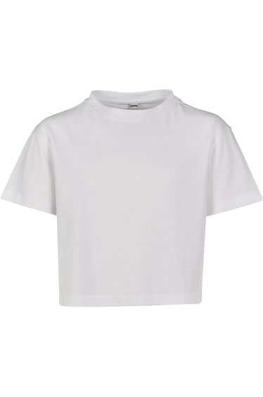 Girls Cropped T-Shirt - White