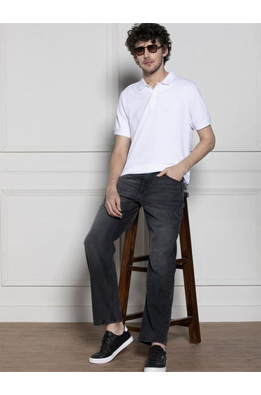 Mid Rise Relaxed Fit Light Fade Jeans