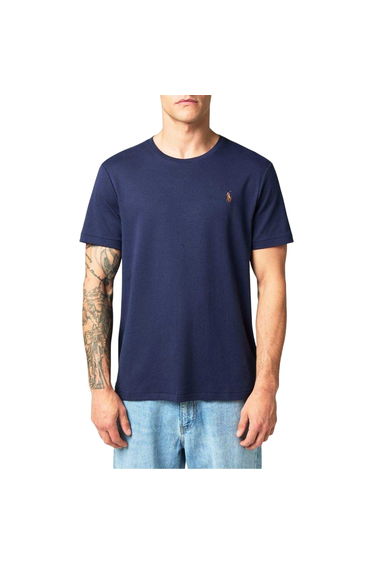 Ralph Lauren Mens Pima Cotton Regular T-Shirt - Blue
