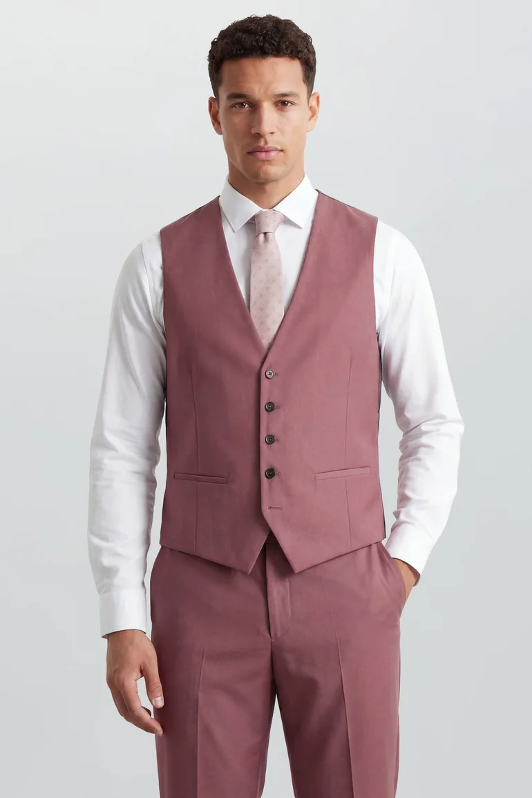 Dark Pink Waistcoat