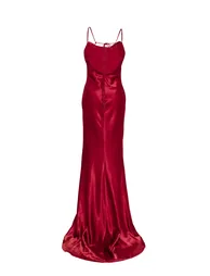 Pippa Claret Bridesmaid Cowl-Neck Slip Dress - 1