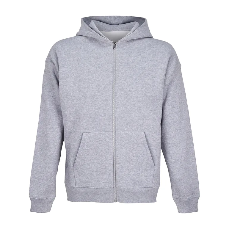 SOLS Unisex Adult Jelo Full Zip Hoodie - Grey Marl