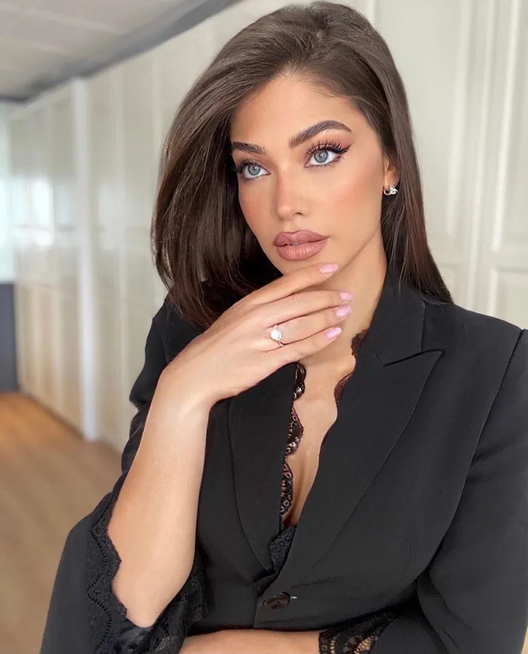 بليزر بأكمام بتداخل دانتيل  - 2