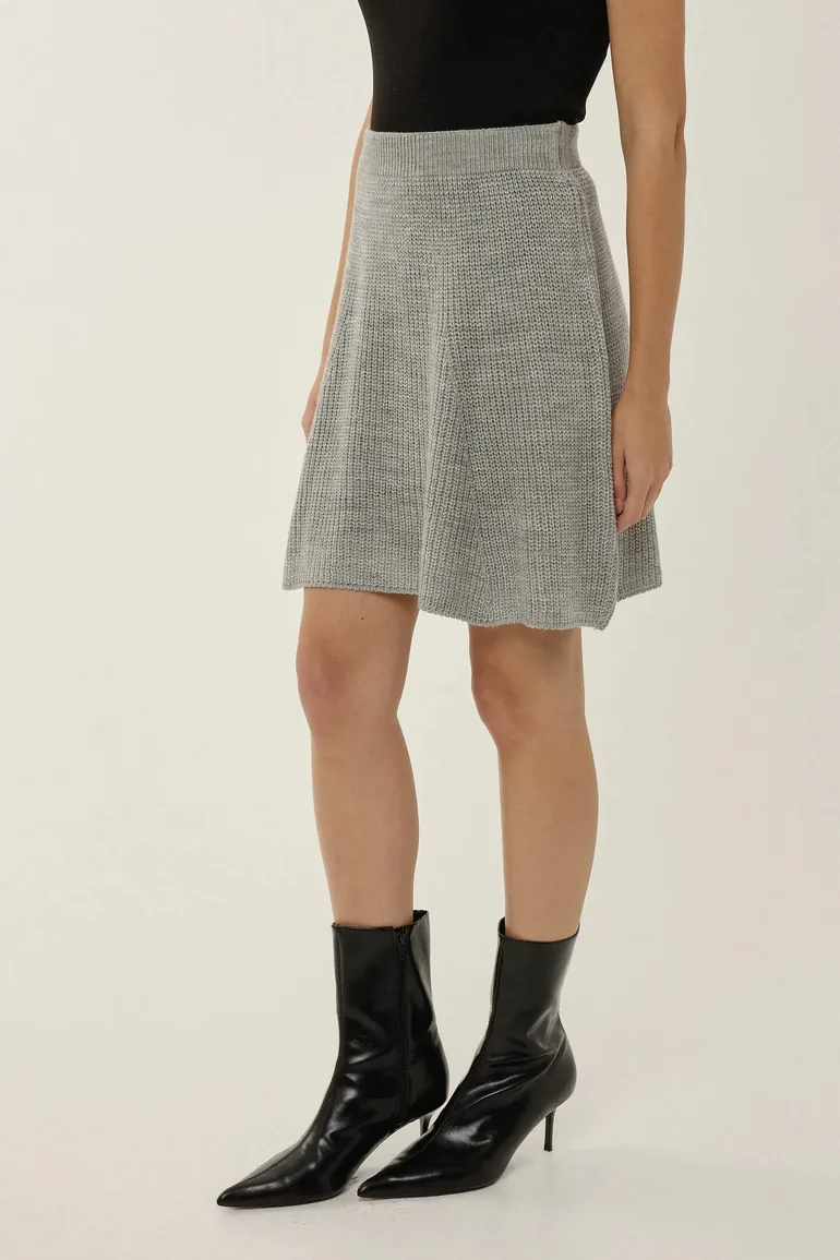 Knit Midi Skirt - 5