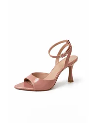 Boris Women's Heeled Patent Leather Sandals - 2