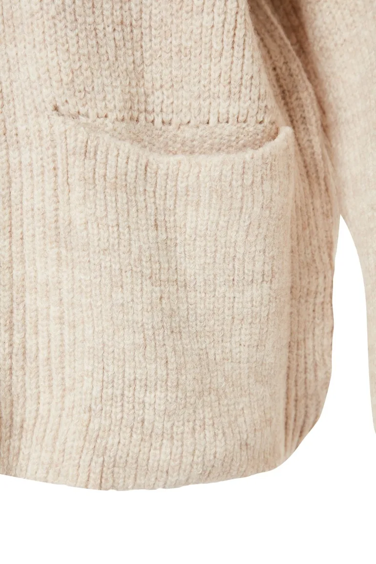 Cardigan - Beige - Oversize - 6