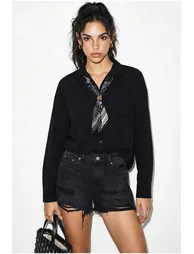 LUCCI Loose-Fit Button-Front Shirt With Pocket