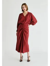 Ruched Front Skirt - 6
