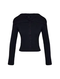 Cardigan - Dark blue - Slim fit - 5