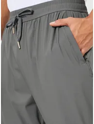 Men Grey Relaxed Track Pant - 2