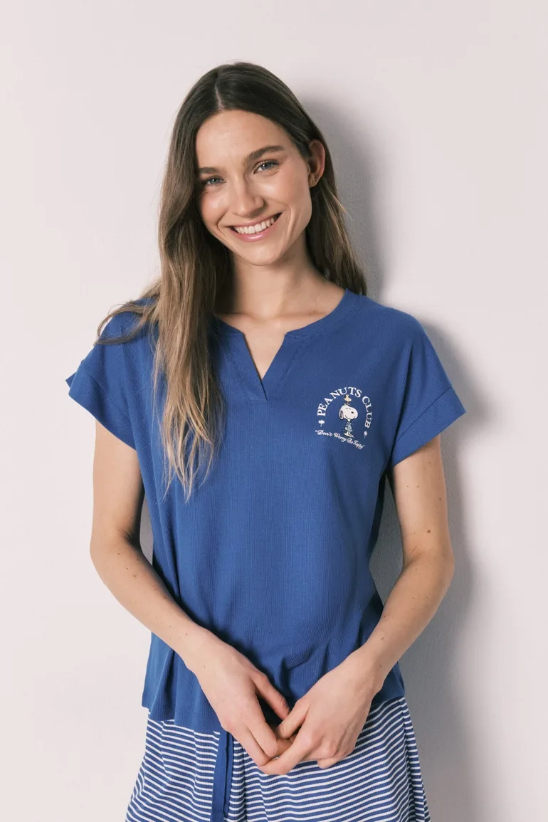 Blue short pyjamas SNOOPY - 3