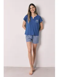 Blue short pyjamas SNOOPY