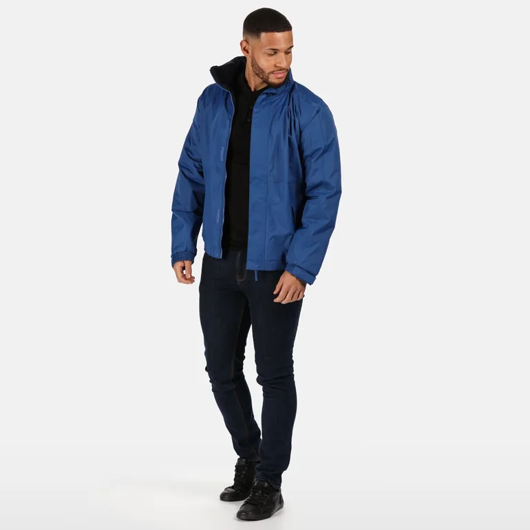 Regatta Mens Dover Waterproof Windproof Jacket - Royal/Navy - 2