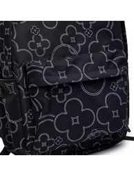 Koton Monogram Debossed Zippered Backpack - 1