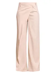 Tall Stone Woven Wrap Front Trousers - 4