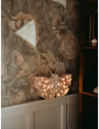 Butterfly Lamp in Pink (19x35x5.5 cm) - 1