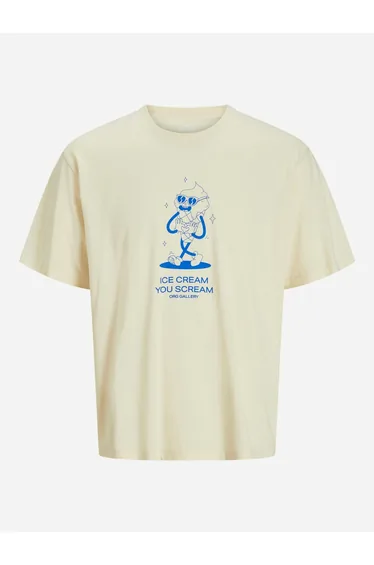 Graphic Print Crew Neck T-Shirt