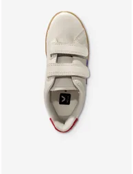 Veja Girls Leather Veja X Jelly Mallow Small Esplar Trainers in White - 2