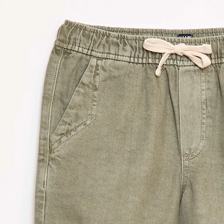 Twill Bermuda Shorts GREEN - 2