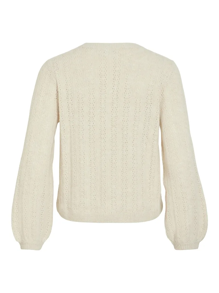 Openwork Crew Neck Jumper - 5