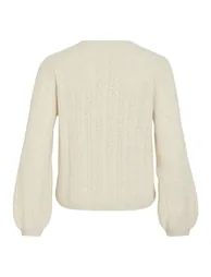 Openwork Crew Neck Jumper - 5