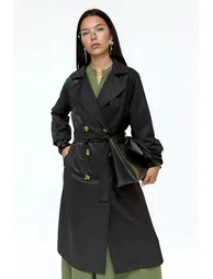 BDART Double Breasted Long Trench Coat - 1