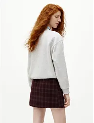 Women's 2 Piece Set with Sweatshirt and Skirt - 3